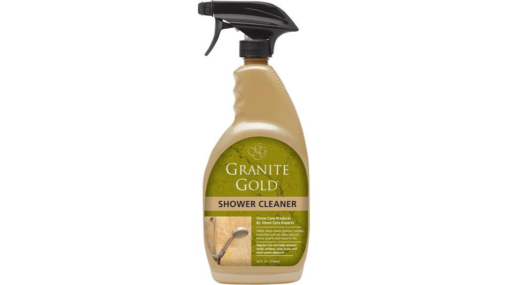 stone surface shower cleaner
