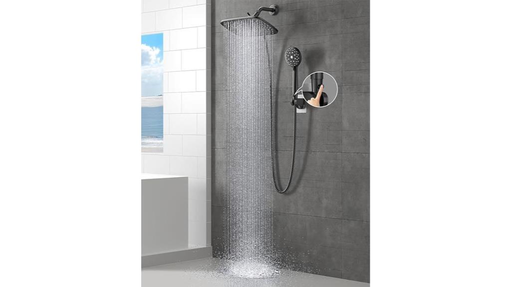 stylish and powerful shower