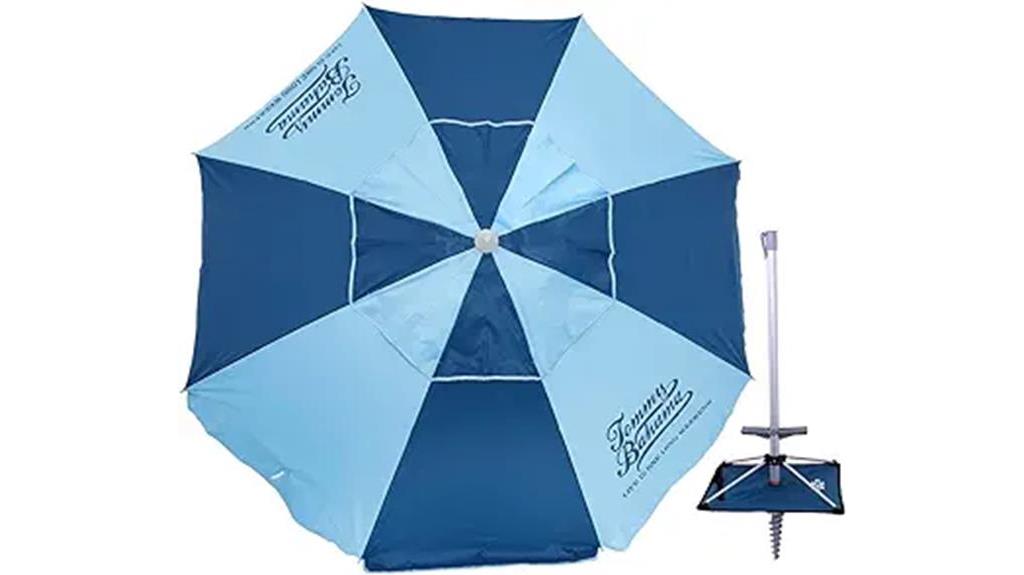 stylish and sturdy beach umbrella