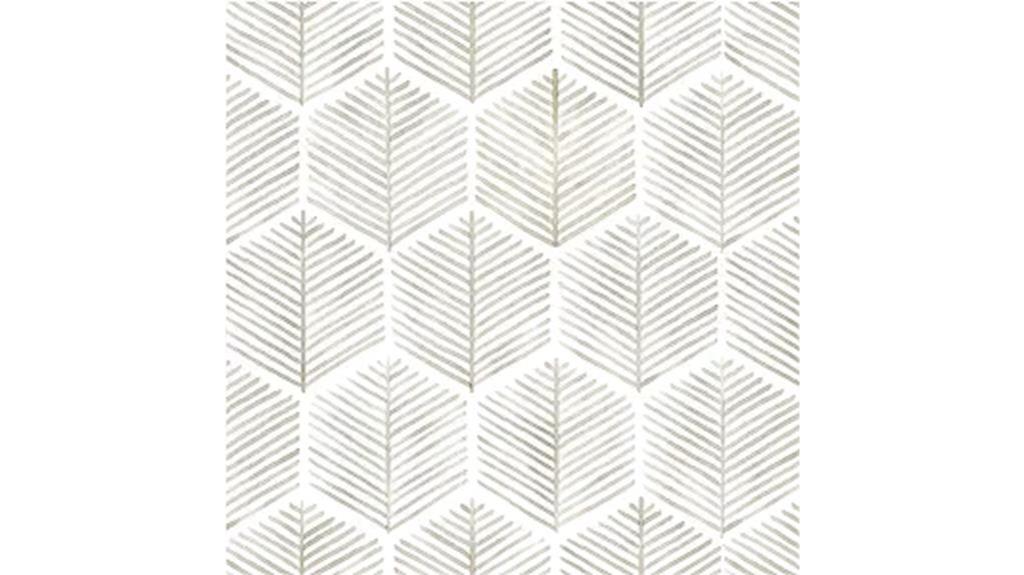 stylish beige geometric wallpaper