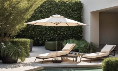 stylish cantilever umbrellas for outdoors