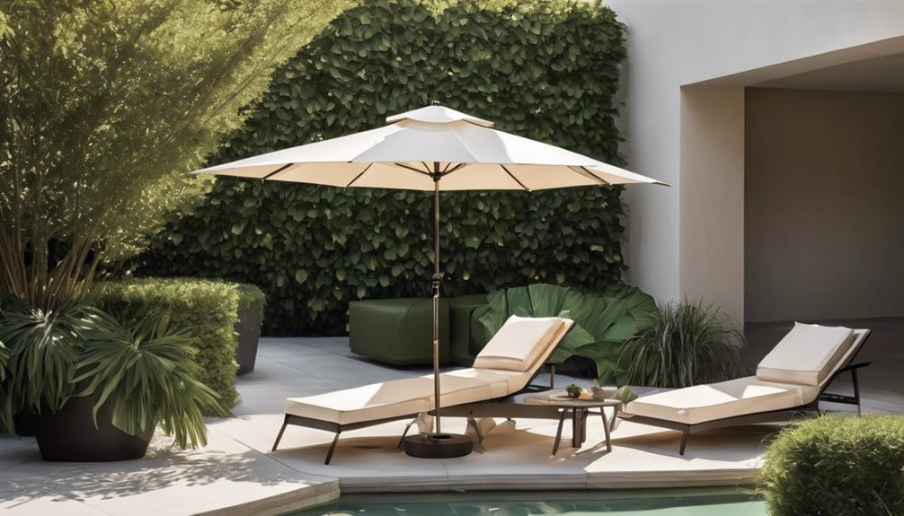 stylish cantilever umbrellas for outdoors