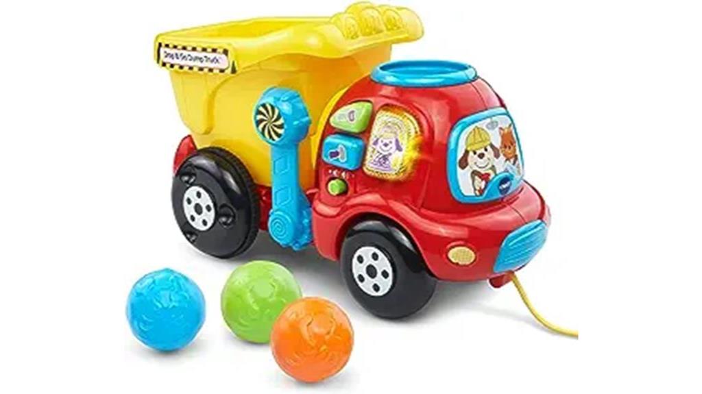 toy dump truck interactive