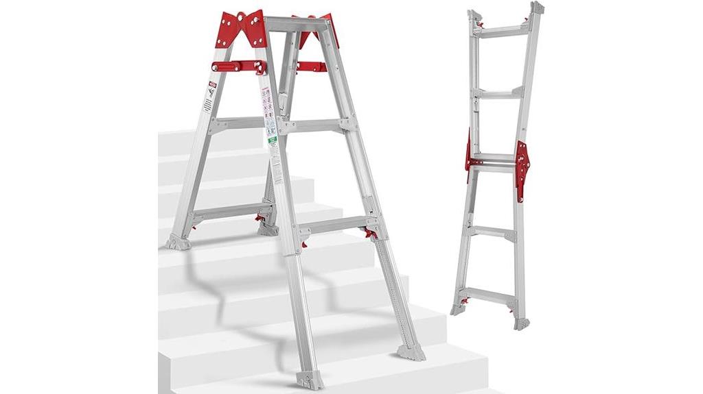 versatile 3 step extension ladder