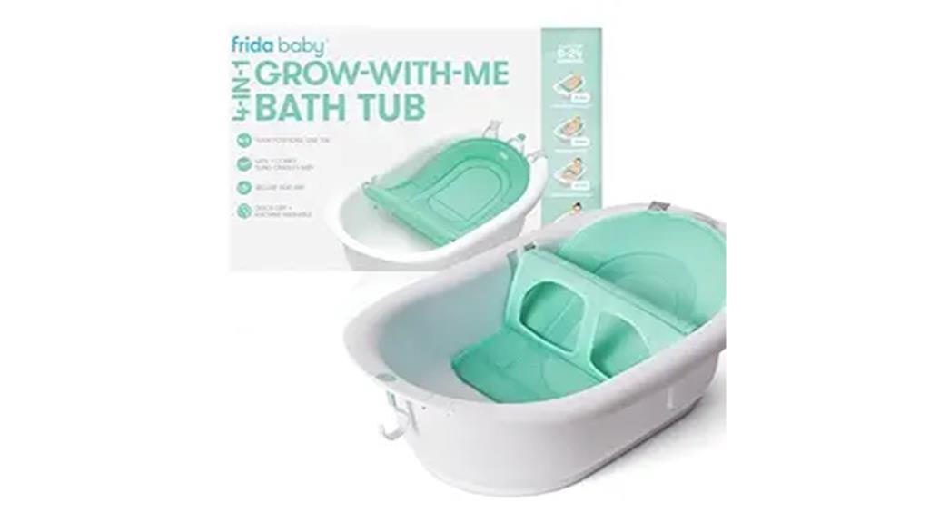 versatile baby bathtub design