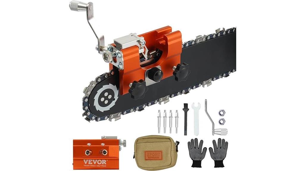 versatile chainsaw sharpener kit