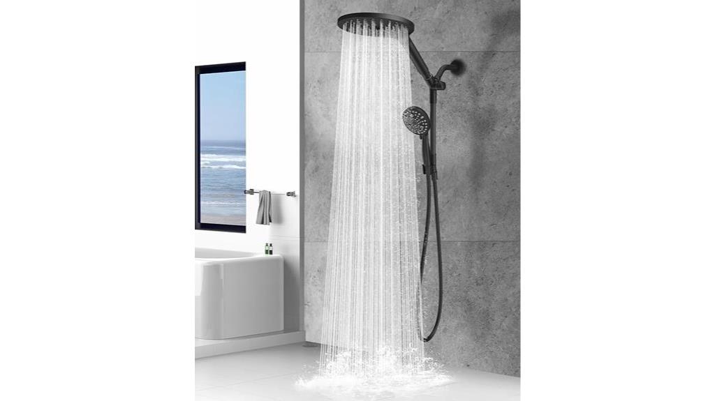 versatile dual shower system