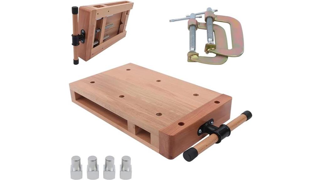 versatile portable workbench vise