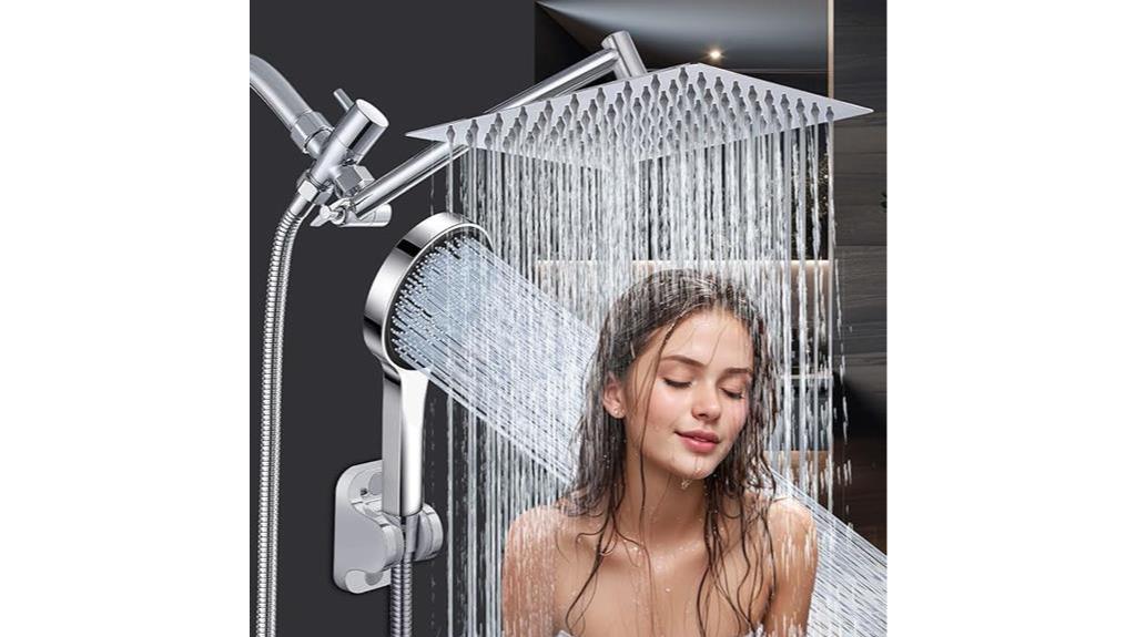 versatile shower head combo