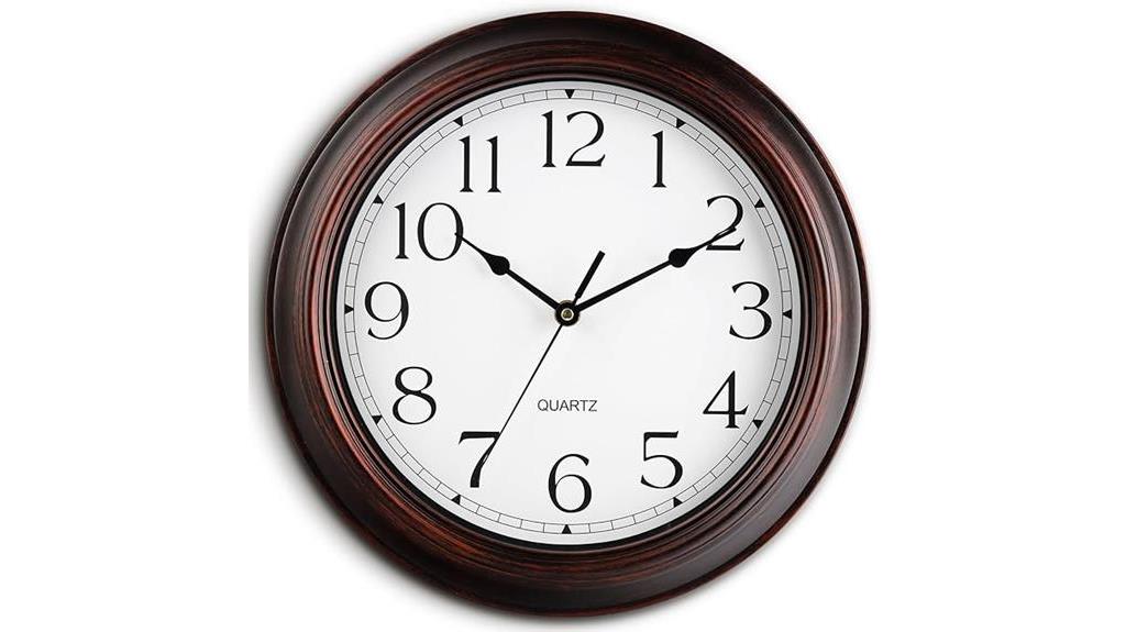 vintage rustic silent clock
