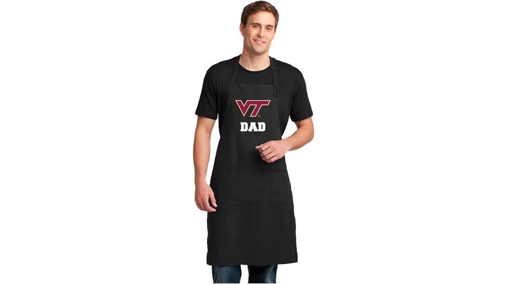 virginia tech themed apron