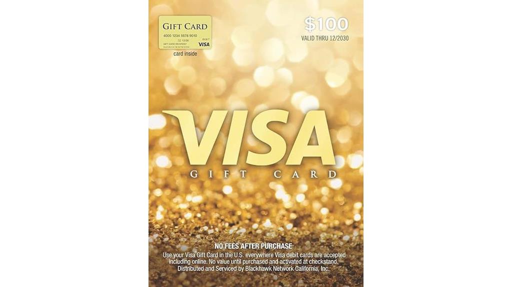 visa gift card purchase
