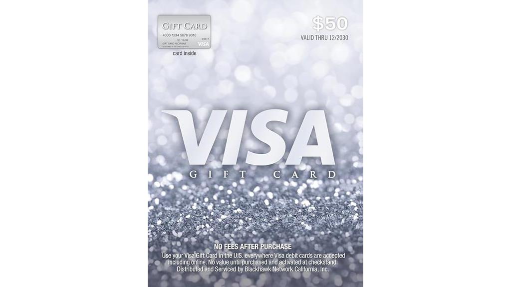 visa gift card purchase
