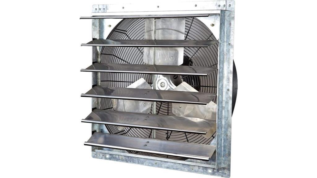 wall mounted exhaust fan usage