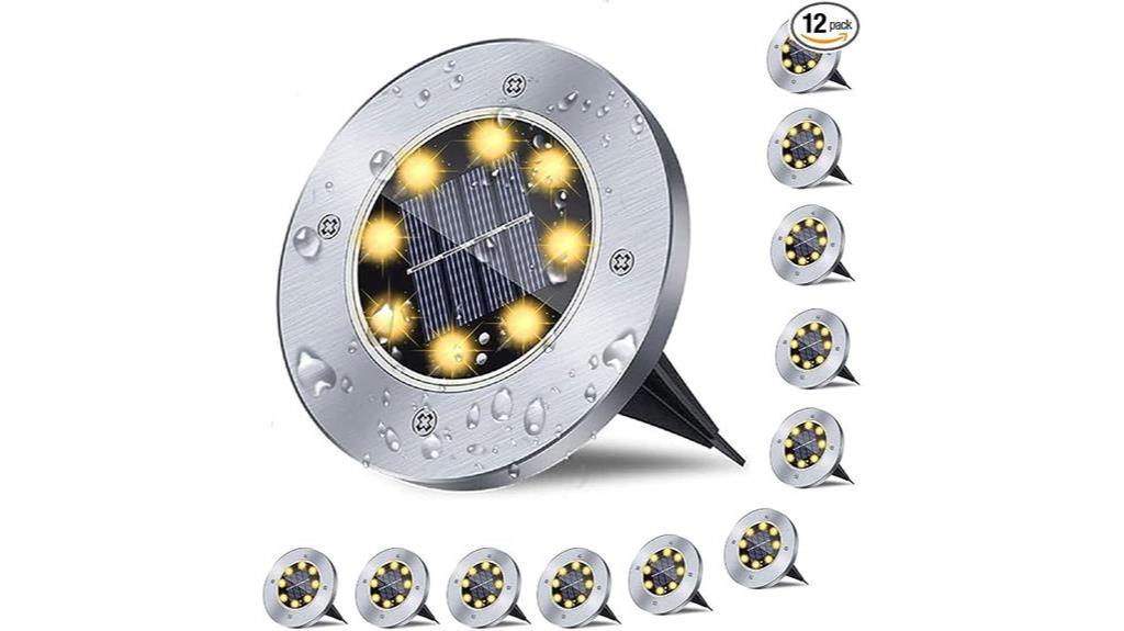 waterproof solar ground lights