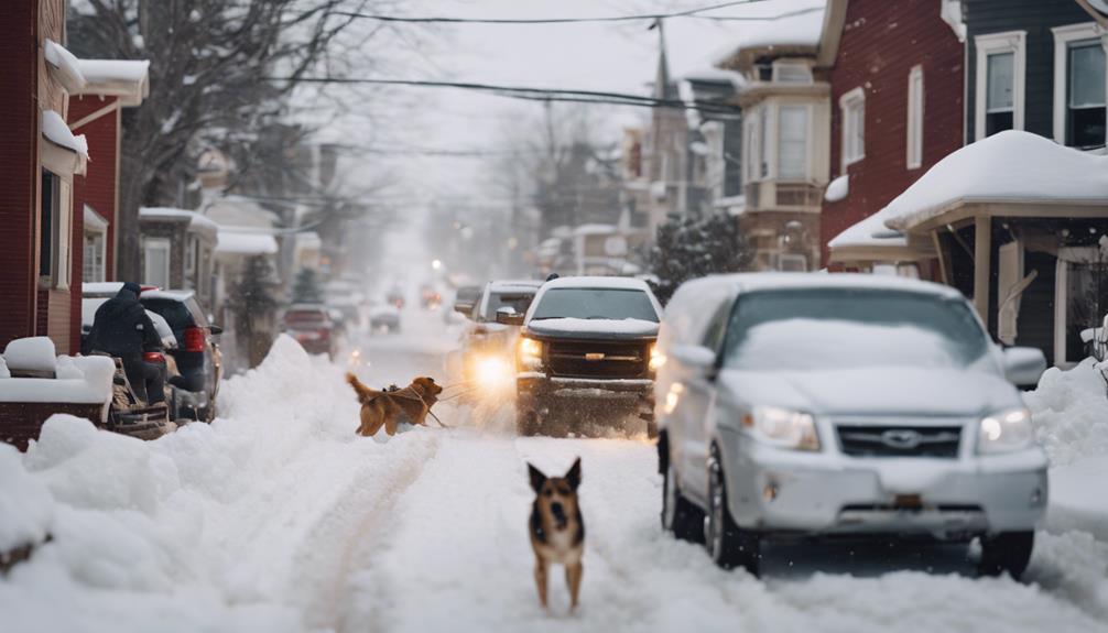 winter weather causes accidents