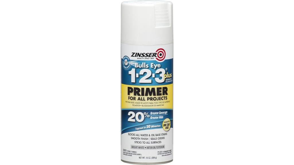 zinsser spray primer in white