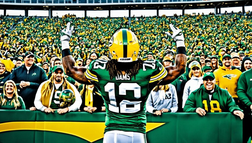 Family supporting Davante Adams