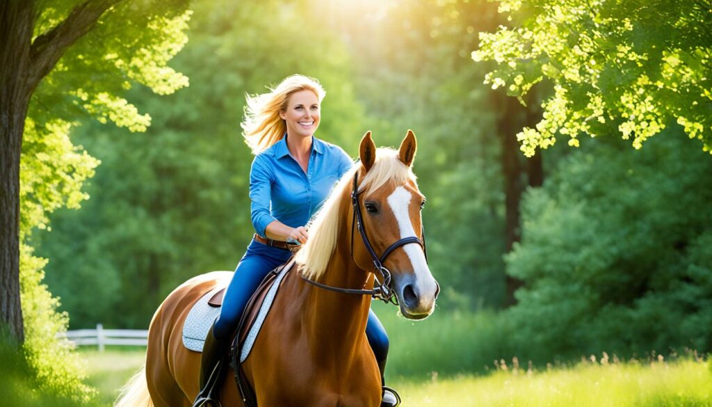 Julie Haener horseback riding