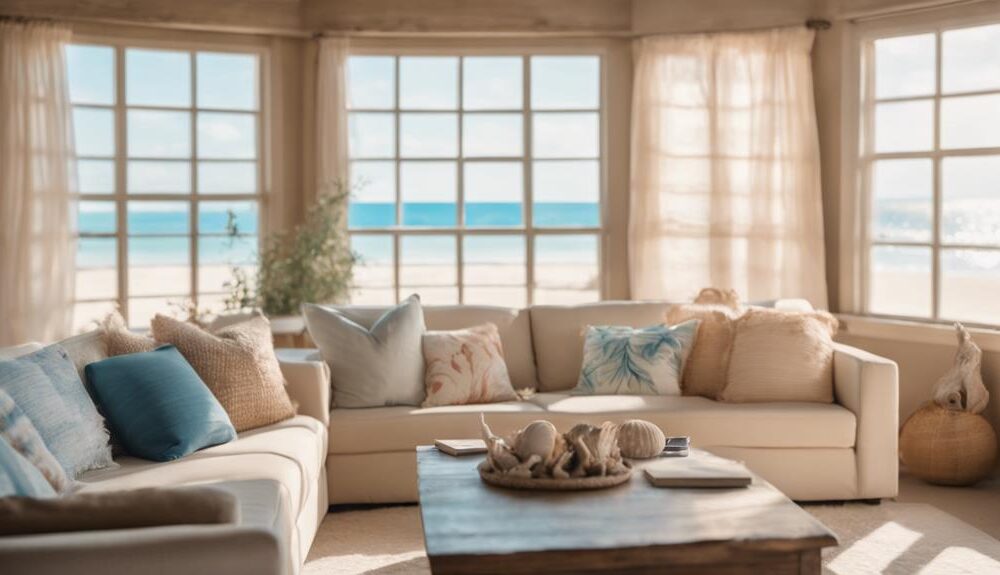 beach vibe living room tips