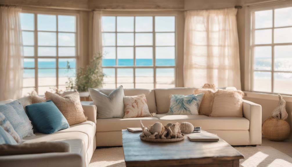 beach vibe living room tips