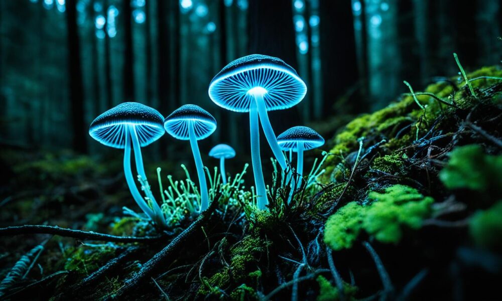 bioluminescent mushrooms