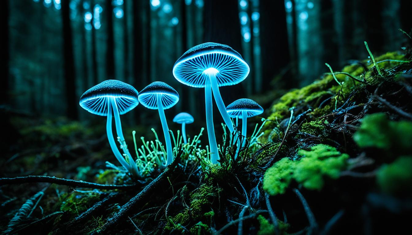 bioluminescent mushrooms