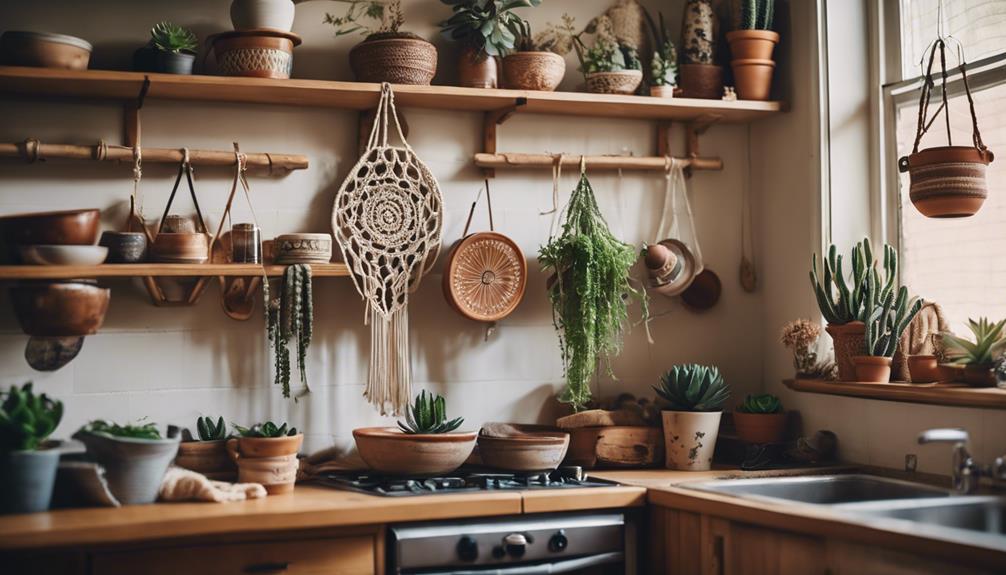 boho chic kitchen updates