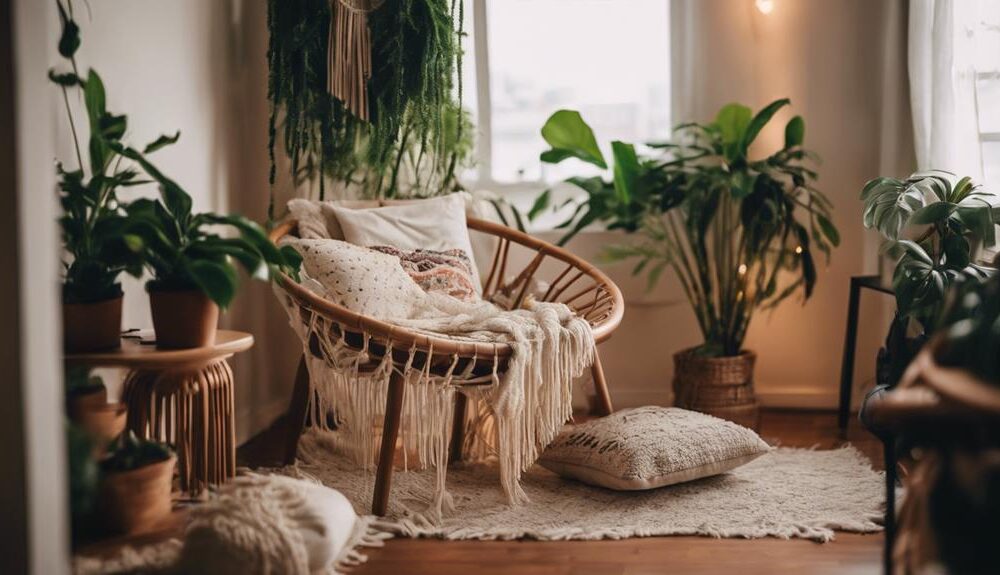 boho chic small oasis