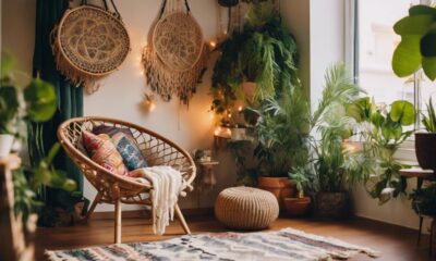 boho oasis in apartment