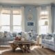 breezy nautical living room decor