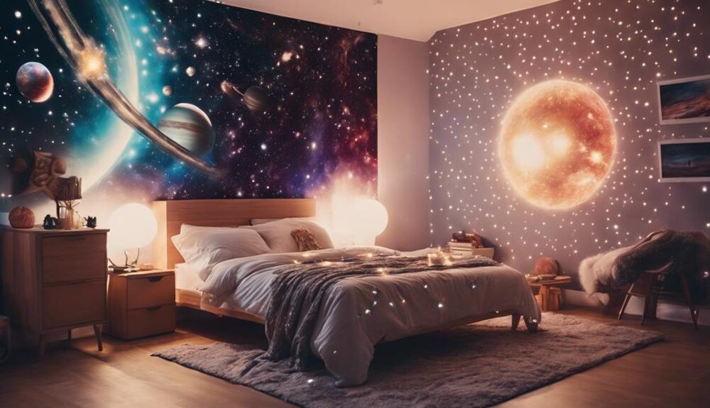 cosmic themed interior design inspiration