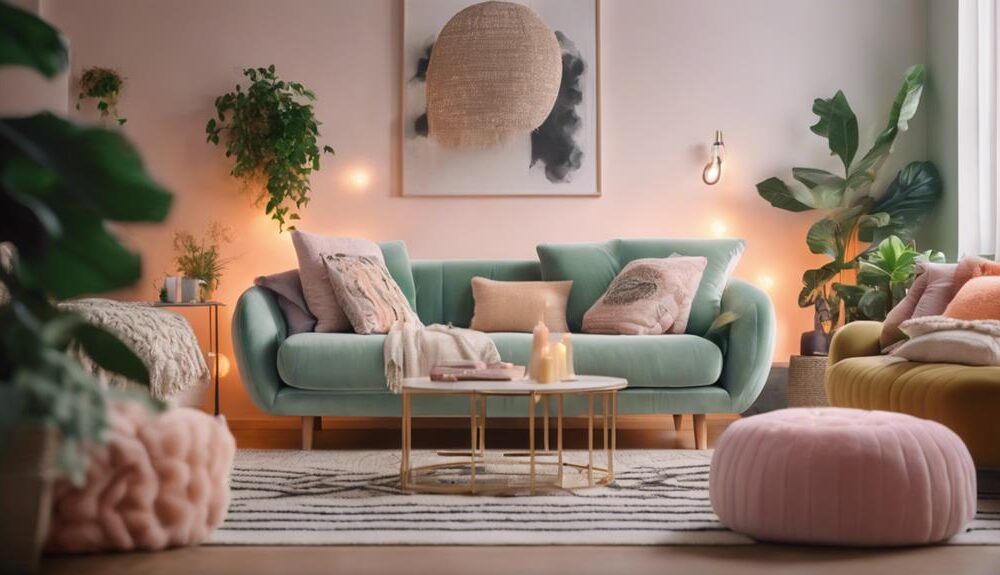 cozy stylish aesthetic cushions