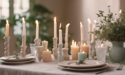 elegant candle holders enhance