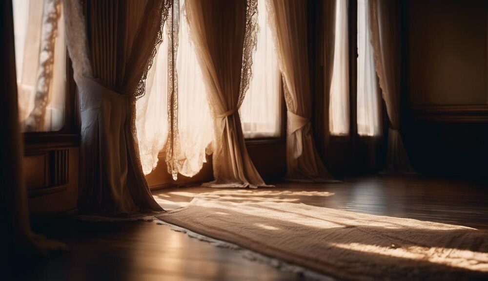 elegant curtains enhance aesthetics