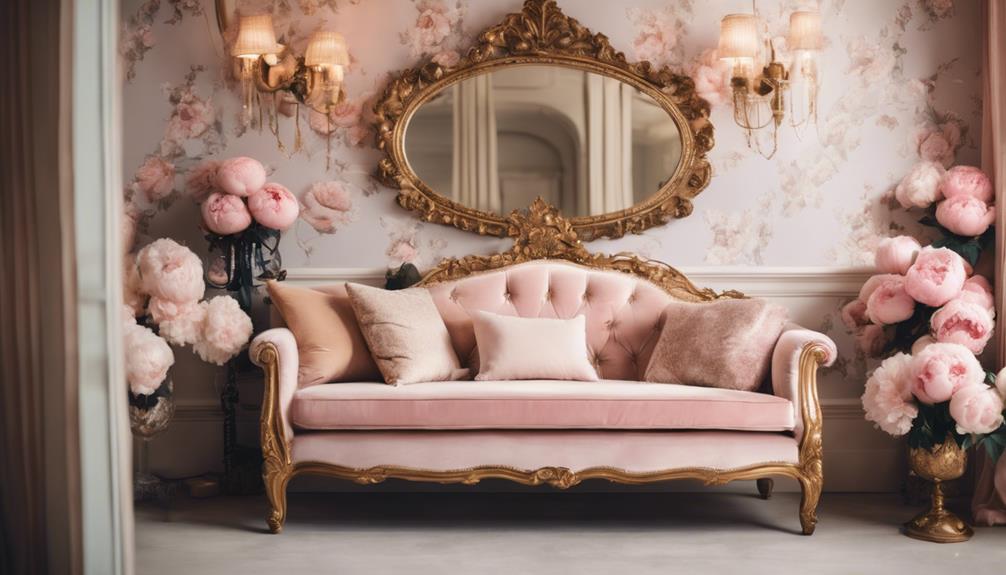 elegant feminine room decor