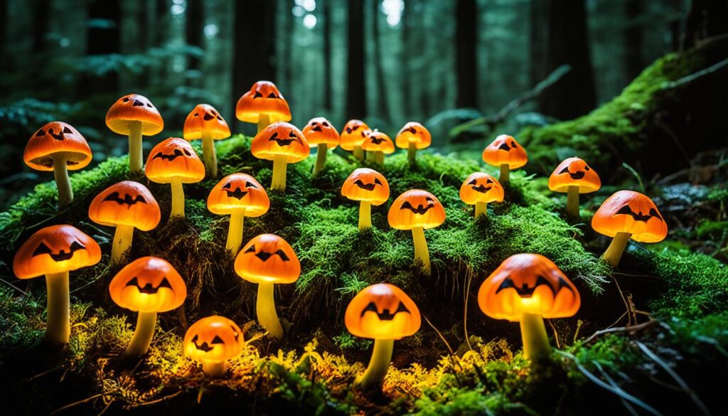 jack-o’-lantern mushrooms