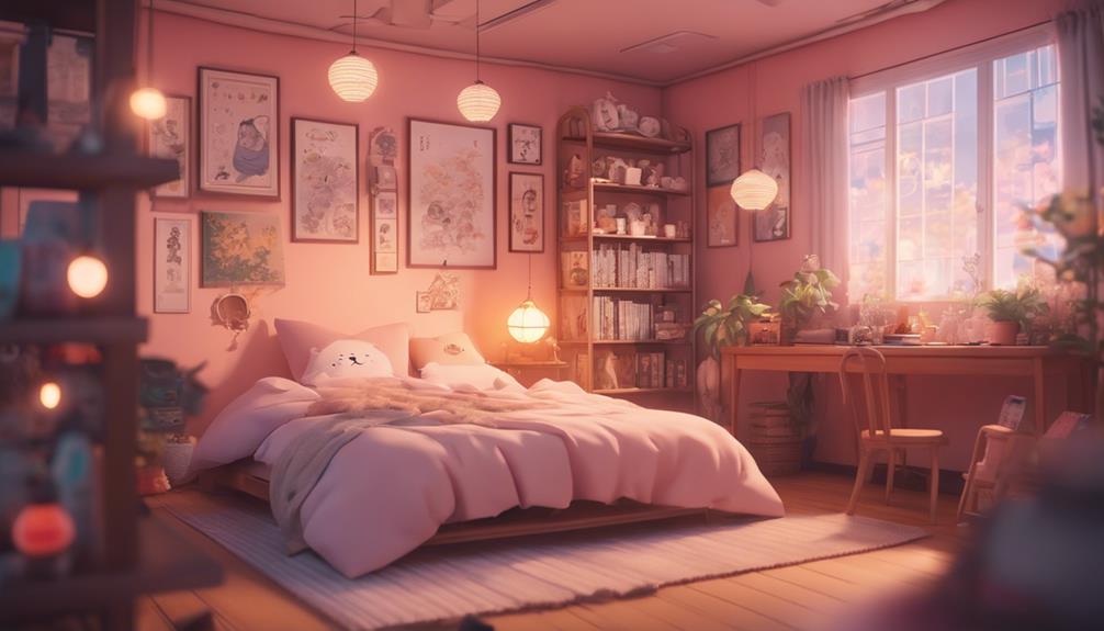 japanese inspired anime room decor