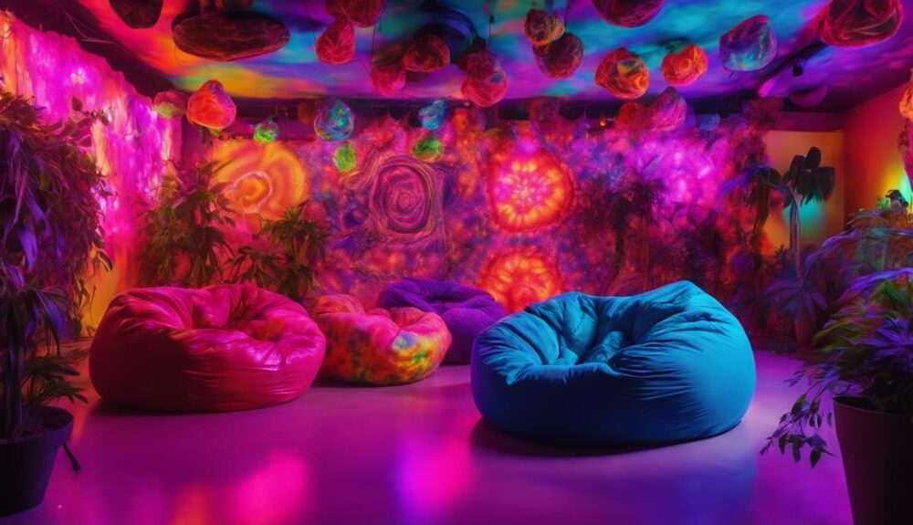 psychedelic room decor ideas