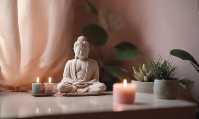 serene spiritual room decor