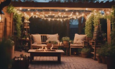 small farmhouse outdoor oasis