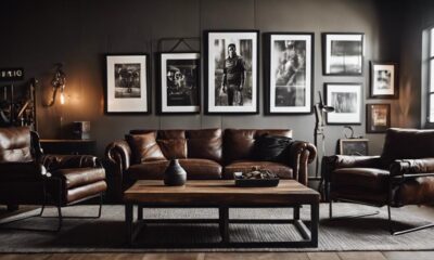 strong stylish masculine decor