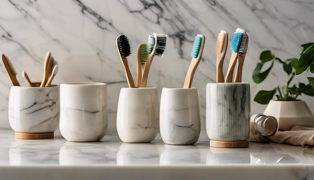 stylish aesthetic toothbrush holders