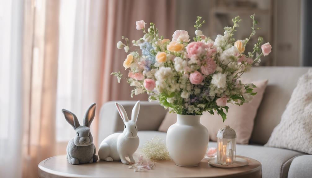 subtle easter decor integration