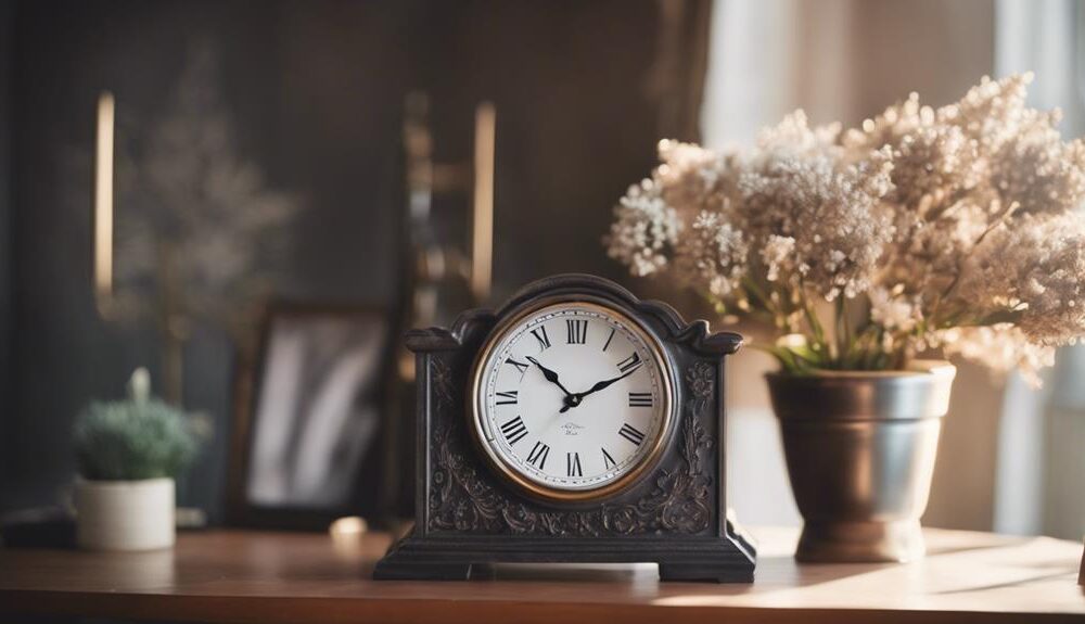 timeless aesthetic clock decor