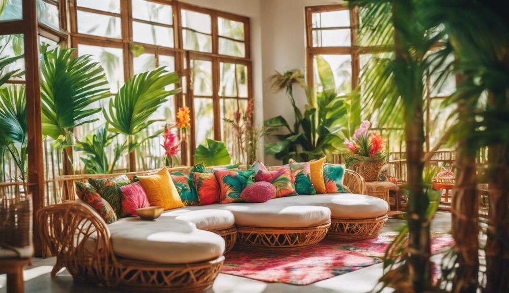 tropical paradise room decor