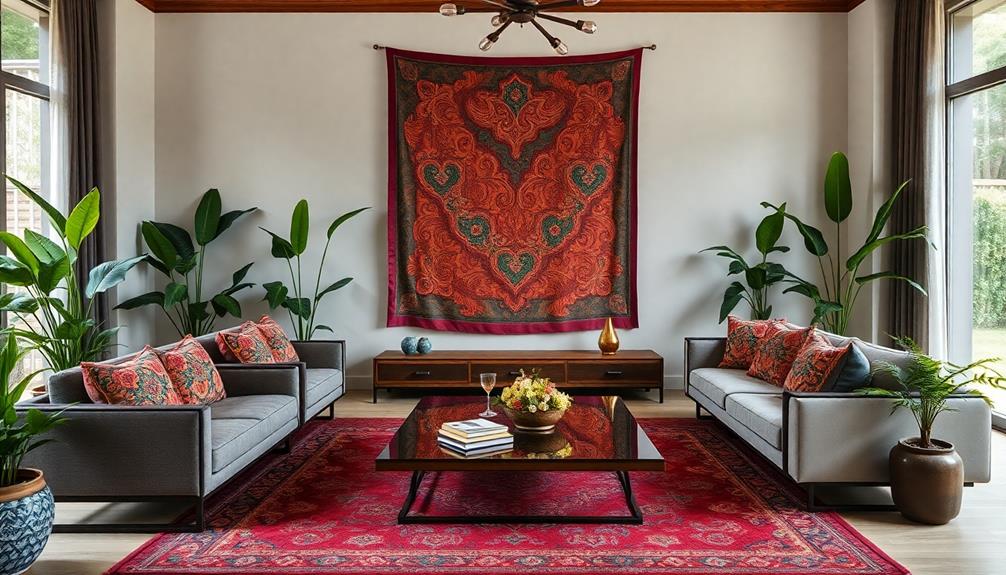 batik inspired contemporary home decor