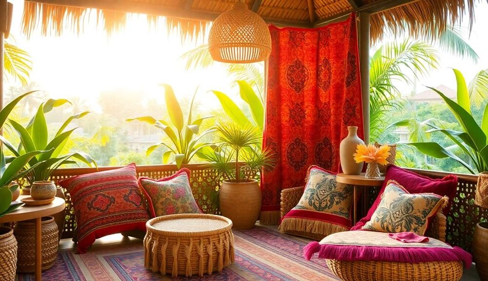 boho chic indonesian textile inspiration