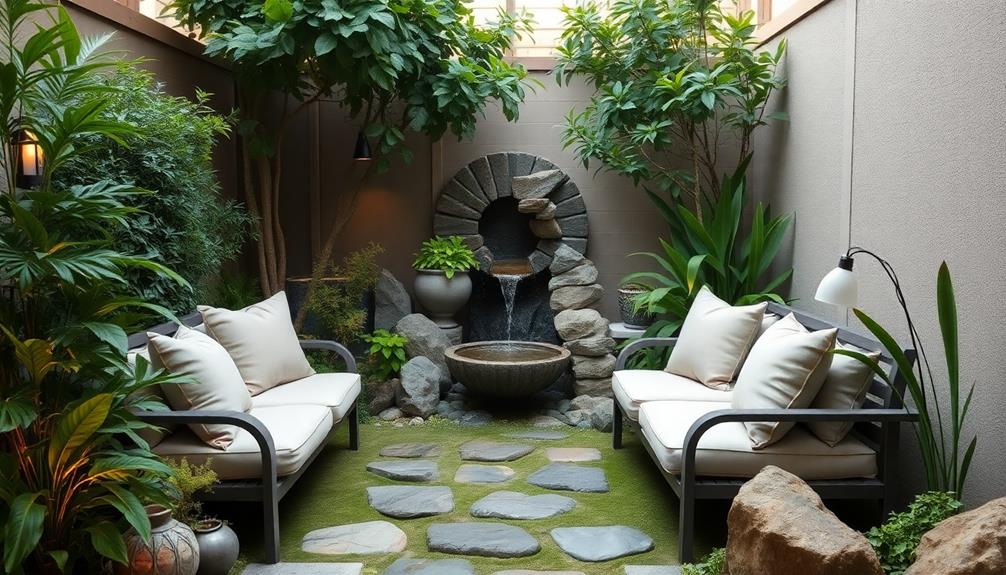 tranquil outdoor relaxation areas