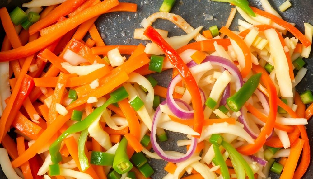 add chopped scallions now